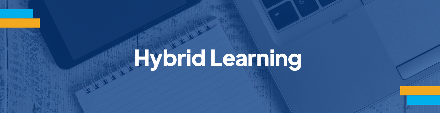 Banner voor hybride learning